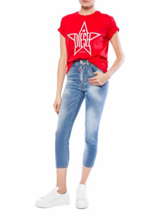 Branded star-motif t-shirt, zdjęcie 2 Branded star-motif t-shirt od Diesel